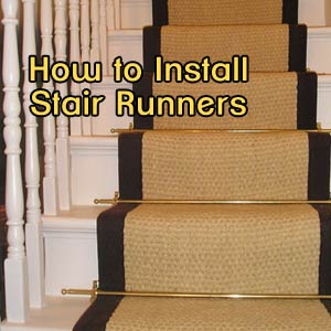  Installing Stair Runners on your Stairway